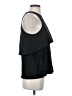 Tibi 100% Silk Black Sleeveless Silk Top Size 6 - photo 4