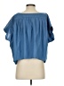 Meg Blue Short Sleeve Blouse Size XS - photo 2