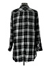 Cato Plaid Black Long Sleeve Blouse Size L - photo 2