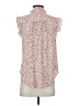 DKNY Animal Print Pink Sleeveless Blouse Size S - photo 2