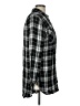 Cato Plaid Black Long Sleeve Blouse Size L - photo 4