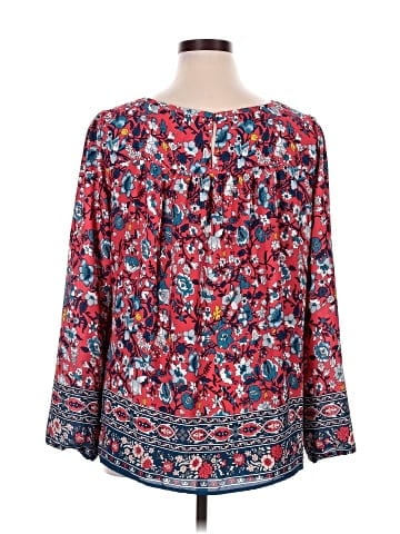 Ann Taylor LOFT Outlet Long Sleeve Blouse (view 2)