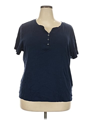Style&Co Short Sleeve Henley (view 1)