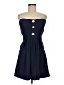 Derek Heart Solid Blue Casual Dress Size M - photo 1