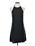 Zara Solid Black Casual Dress Size S - photo 1