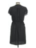 H&M 100% Polyester Polka Dots Gray Casual Dress Size 10 - photo 2