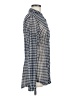 CAbi Checkered-gingham Blue Long Sleeve Blouse Size M - photo 4