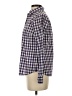 J.Crew 100% Cotton Checkered-gingham Purple Long Sleeve Button-Down Shirt Size 4 - photo 5