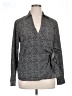MICHAEL Michael Kors 100% Polyester Gray Long Sleeve Blouse Size XL - photo 1