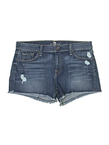 7 For All Mankind Denim Shorts (view 1)
