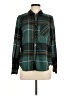 Maurices Plaid Green Long Sleeve Button-Down Shirt Size M - photo 1