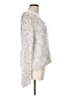 She + Sky Metallic Silver Pullover Sweater Size L - photo 4