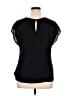 Pleione 100% Polyester Black Short Sleeve Top Size XL - photo 2