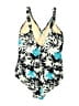 Miraclesuit Floral Ivory One Piece Swimsuit Size 12 - photo 2