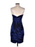 Express Design Studio Graphic Blue Cocktail Dress Size 6 - photo 2