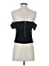 Deletta Black Short Sleeve Top Size S - photo 2