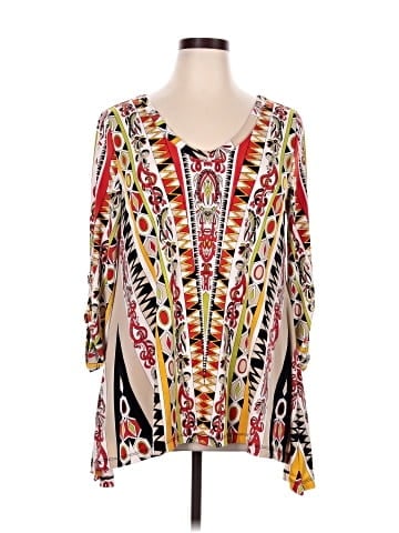 PREMISE 3/4 Sleeve Blouse (view 1)