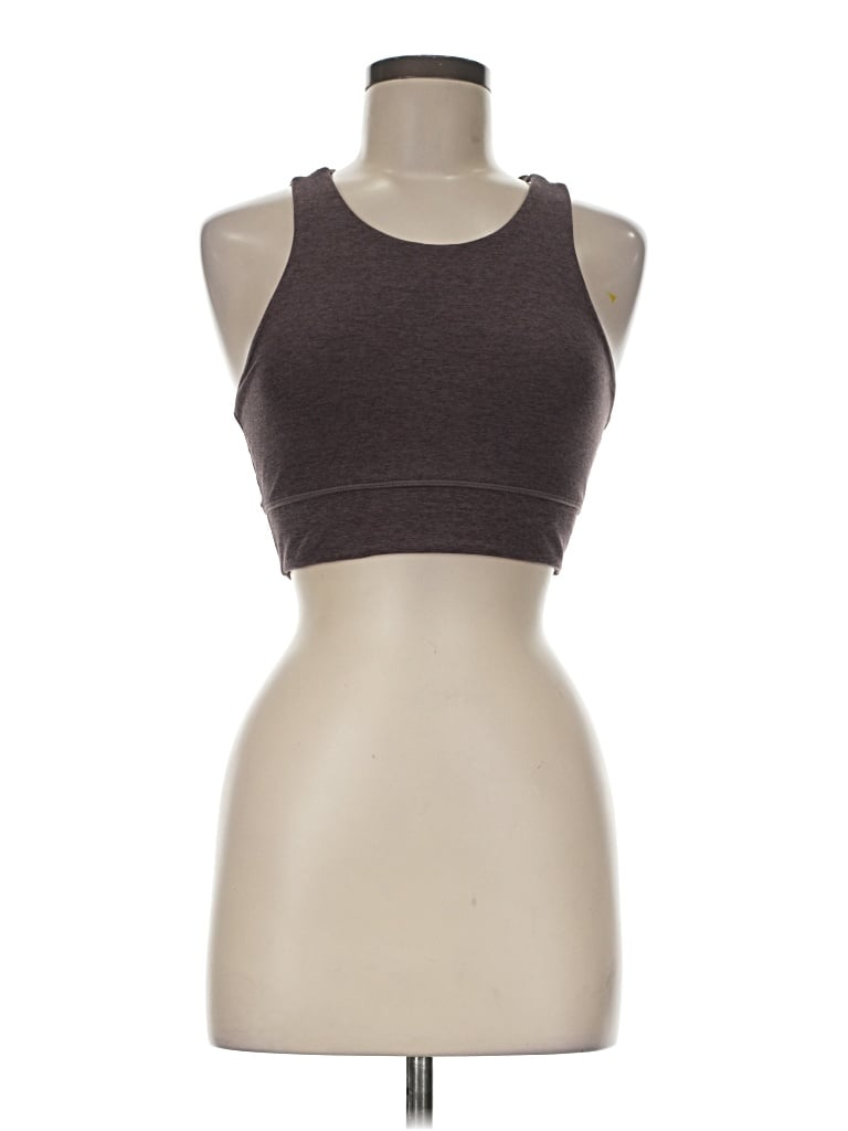 Pre-owned Vuori Sports Bra In Brown