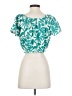 Marine Layer Teal Short Sleeve Blouse Size XS - photo 2