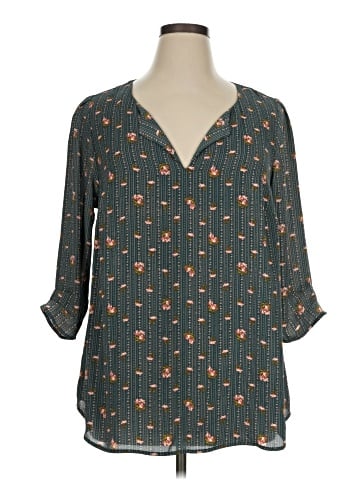 DR2 3/4 Sleeve Blouse (view 1)