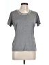 Brooks 100% Polyester Metallic Gray Active T-Shirt Size L - photo 1