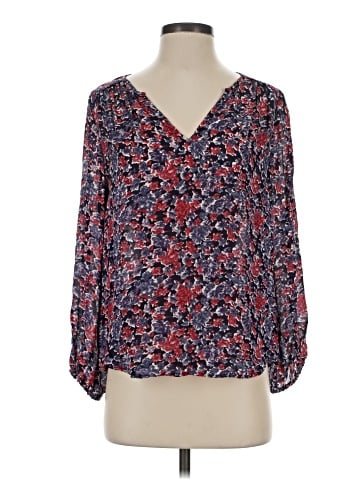 Joie Long Sleeve Silk Top (view 1)