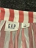Gap 100% Viscose Stripes Pink Short Sleeve Blouse Size L - photo 7