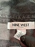 Nine West Solid Black Gray Cocktail Dress Size L - photo 7