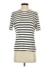 Massimo Dutti Ivory Short Sleeve Top Size S - photo 1