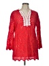 Sara Campbell Red 3/4 Sleeve Blouse Size L - photo 1