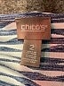 Chico's 100% Polyester Stripes Blue Casual Dress Size Lg (2) - photo 7
