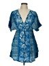 Nostalgia 100% Rayon Blue Kimono Size L - photo 1