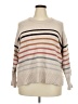 Philosophy Republic Clothing Stripes Tan Pullover Sweater Size 3X - photo 1