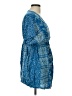 Nostalgia 100% Rayon Blue Kimono Size L - photo 4