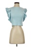 Zara Blue Short Sleeve Top Size S - photo 1