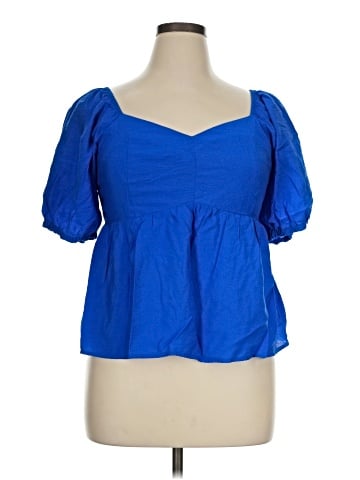 Nine West Short Sleeve Blouse (view 1)