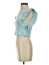 Zara Blue Short Sleeve Top Size S - photo 5