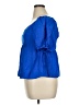 Nine West Blue Short Sleeve Blouse Size XL - photo 5