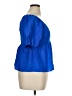 Nine West Blue Short Sleeve Blouse Size XL - photo 4