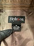 Style&Co 100% Linen Stripes Brown Blazer Size 18 - photo 6