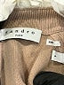 Sandro Solid Tan Turtleneck Sweater Size XL (4) - photo 7