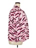 Notations Chevron-herringbone Pink Long Sleeve Blouse Size 2X - photo 4