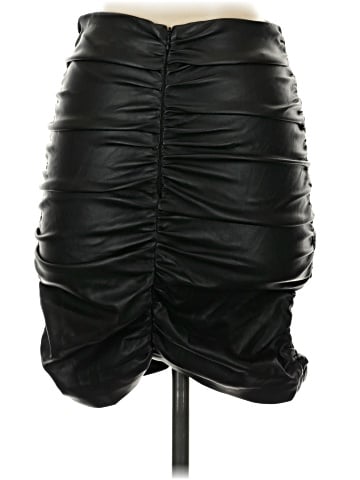 Zara Faux Leather Skirt (view 2)