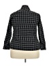 Notations Plaid Black 3/4 Sleeve Blouse Size 2X - photo 2
