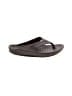 Assorted Brands Gray Flip Flops Size 4 - 4 1/2 - photo 1