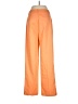 Something New Solid Orange Dress Pants Size 6 - photo 2