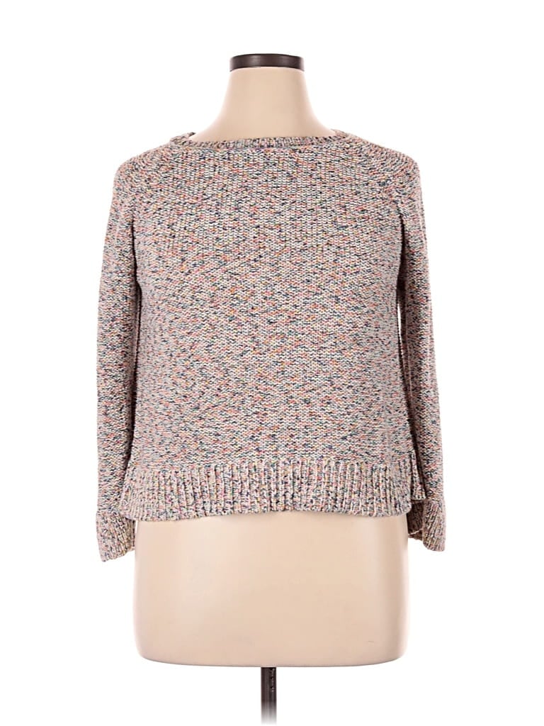 Pre-owned Lou & Grey For Loft Pullover Sweater In Tan