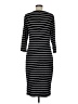 Apt. 9 Stripes Black Casual Dress Size M - photo 2