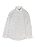 DKNY Tweed Gray White Long Sleeve Button-Down Shirt Size 14 - photo 1