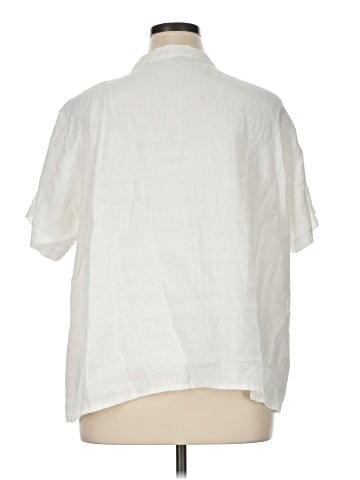 Flax Short Sleeve Blouse (view 2)